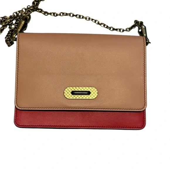 Bottega Veneta Colorblock Chain Wallet - Picture 1 of 7